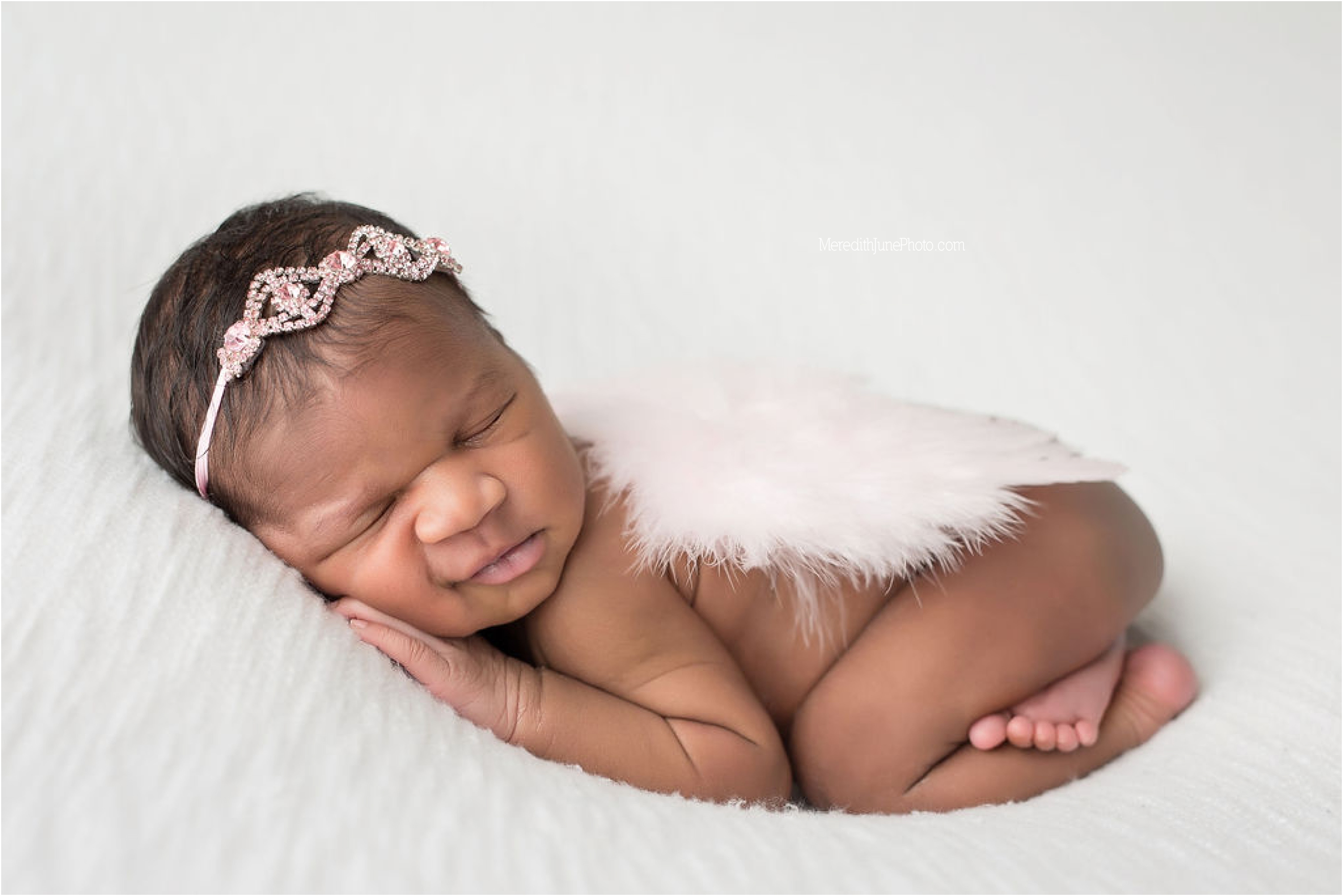 Newborn session at Meredith June Photography