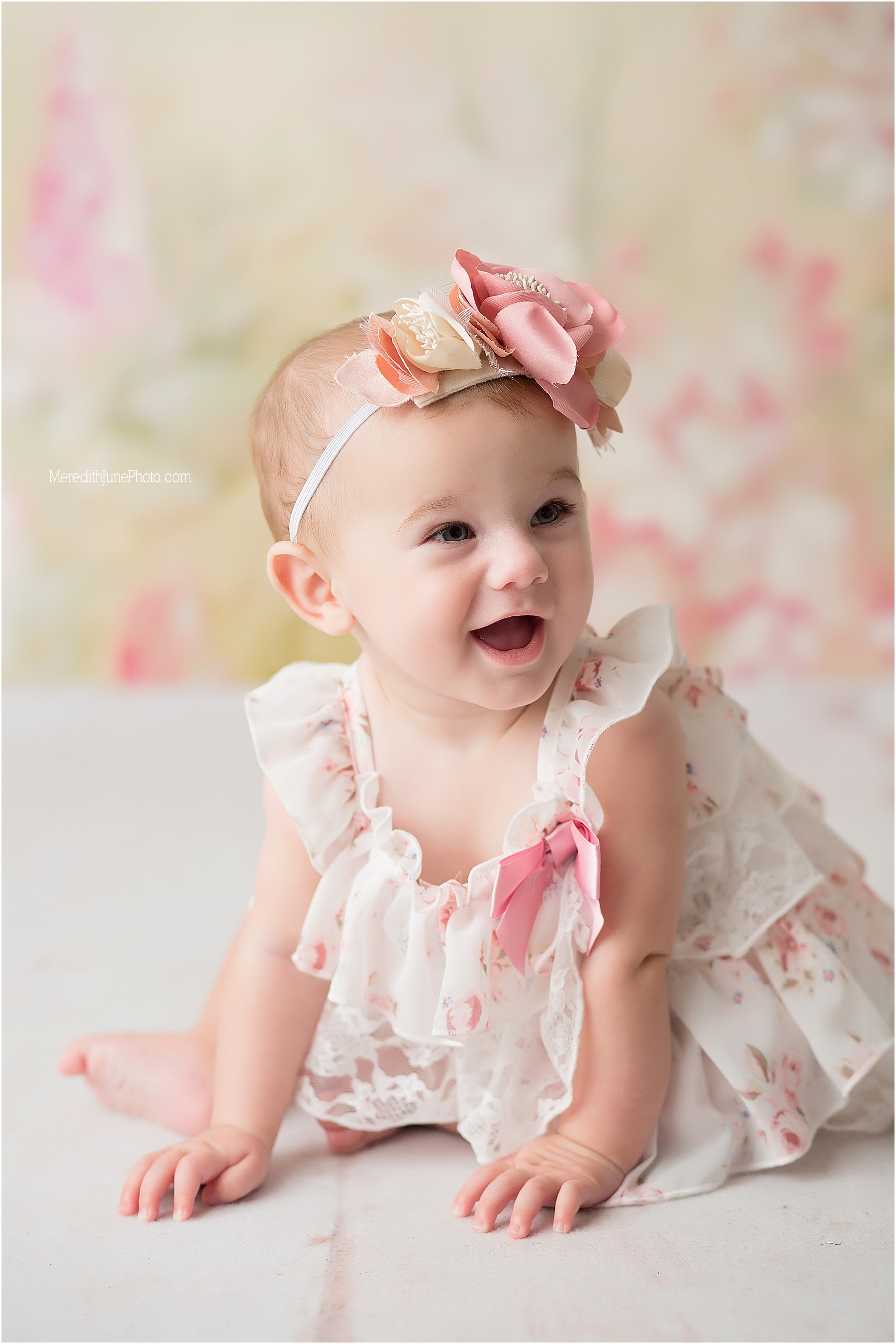 Baby girl 6 month session in Charlotte area 