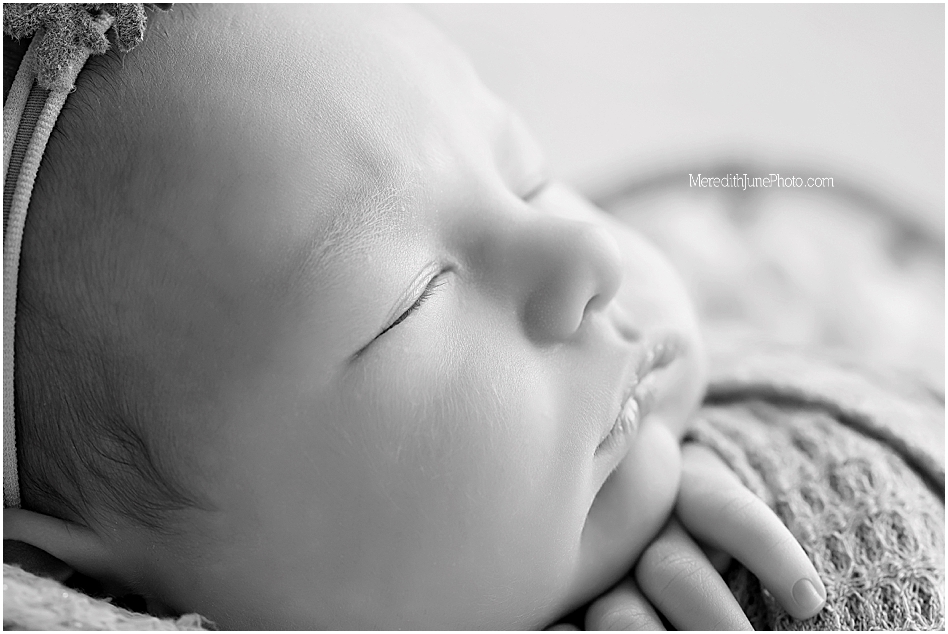 newborn session at Meredith June Photography