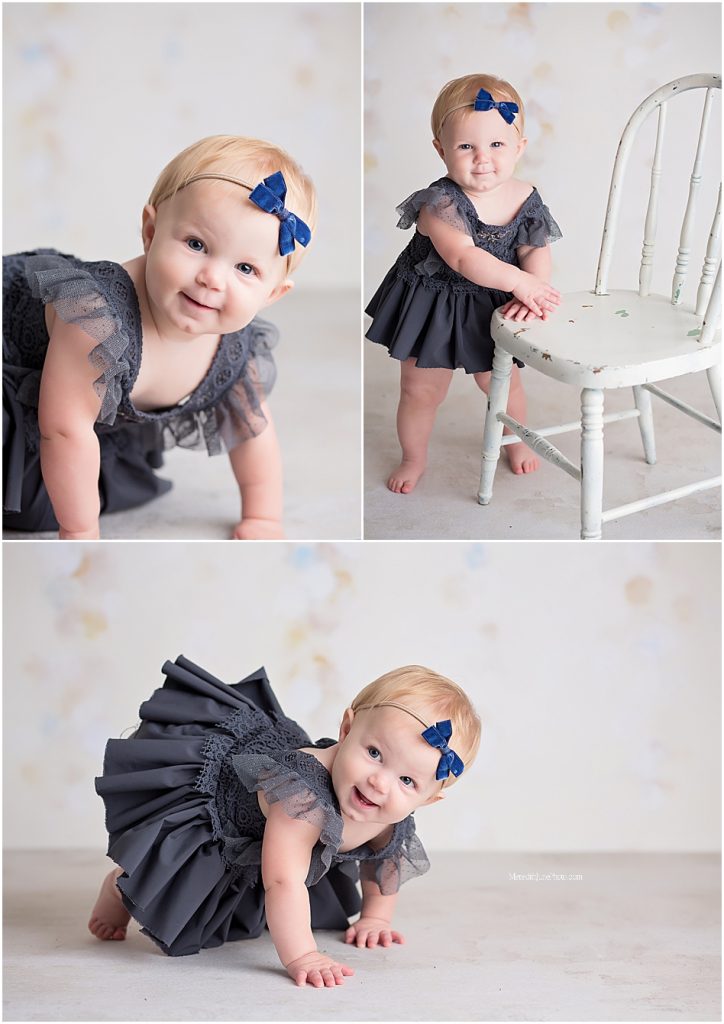 One year photos for baby girl 