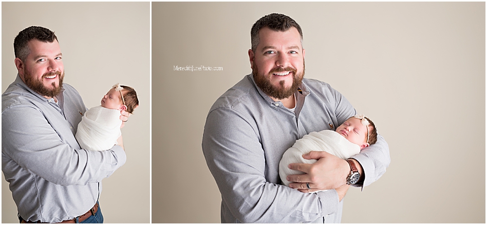 newborn photos with family in Charlotte NC 