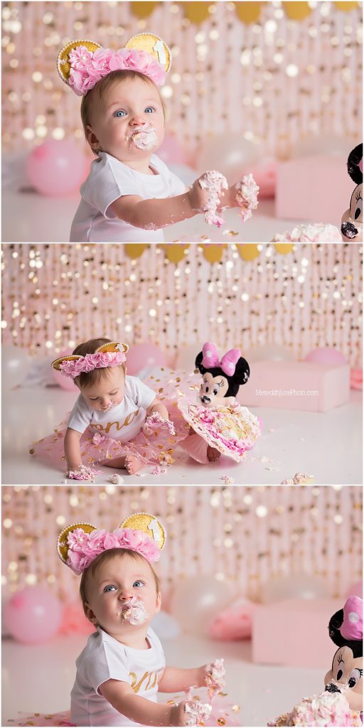 cake smash pictures for baby girl 