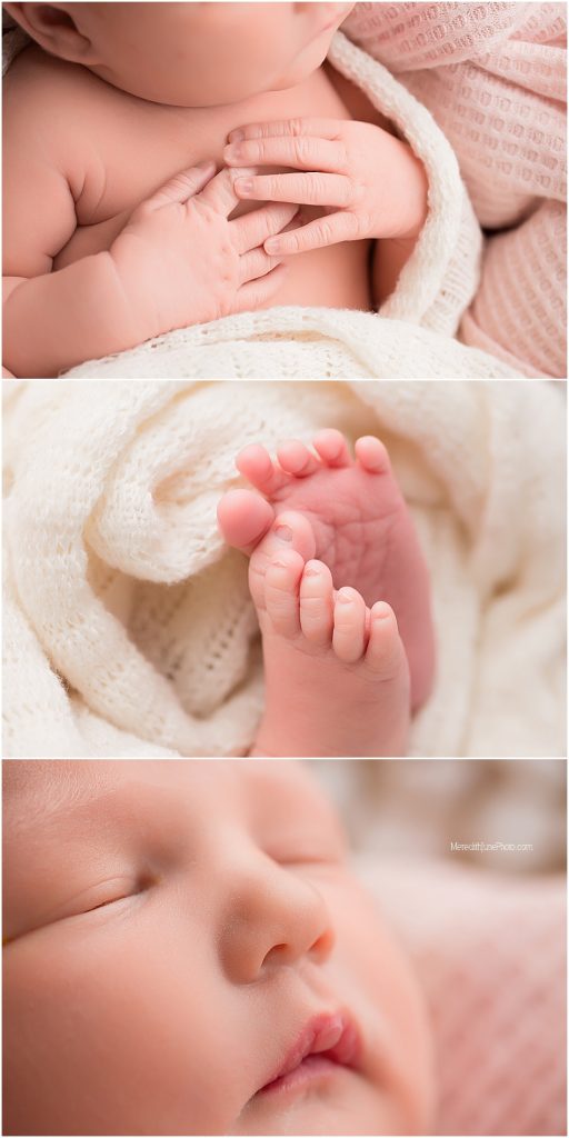 Newborn baby girl detail shots by MJP