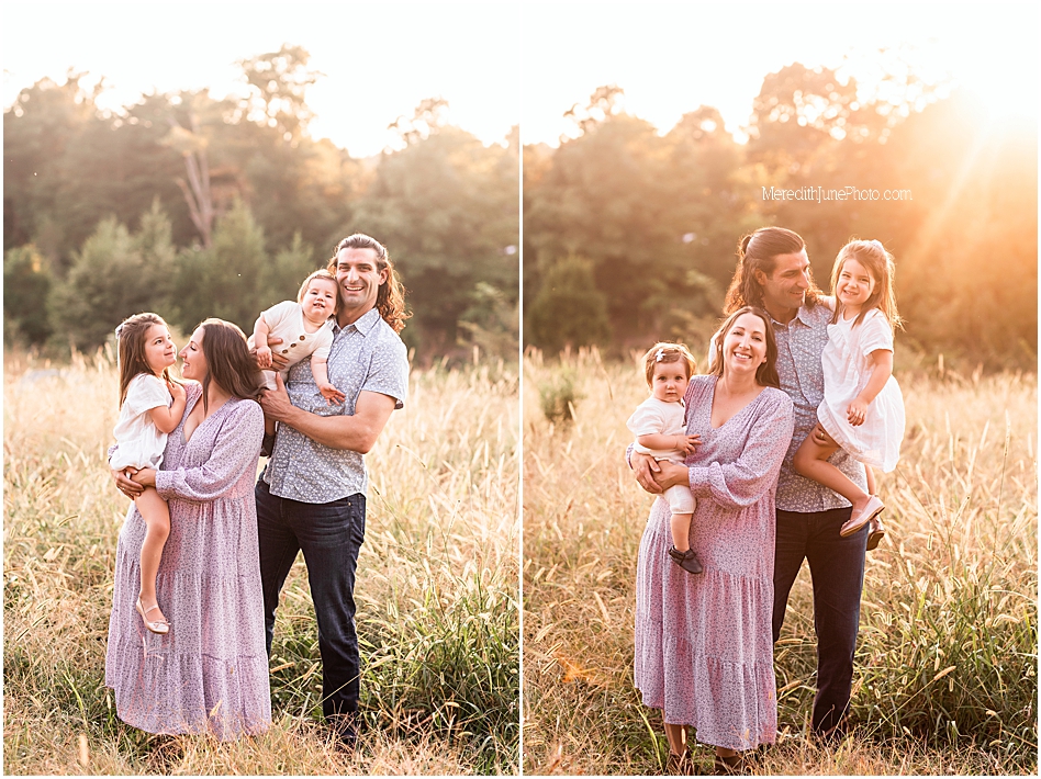 family of four photo ideas by Meredith June Photography 