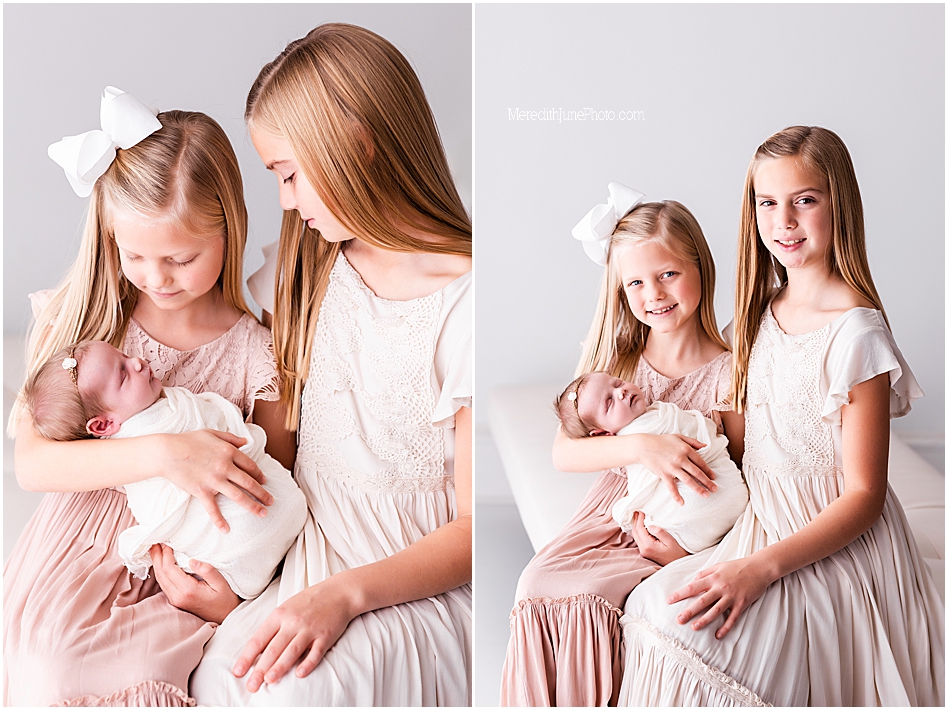 newborn baby girl photos by meredith june photography in charlotte nc