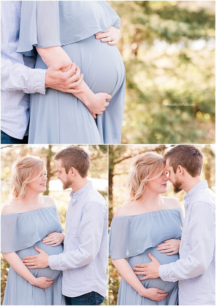 Justice family maternity photos by Meredith June Photography 