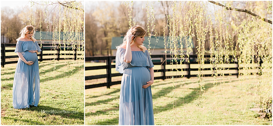 Outdoor maternity photos in Charlotte, NC