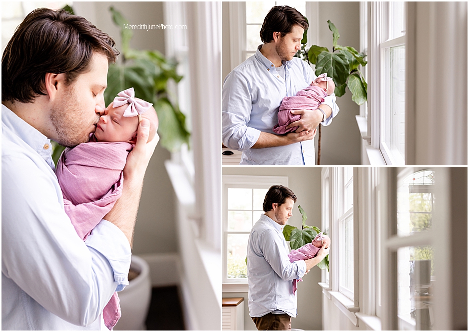 newborn lifestyle session in charlotte, nc